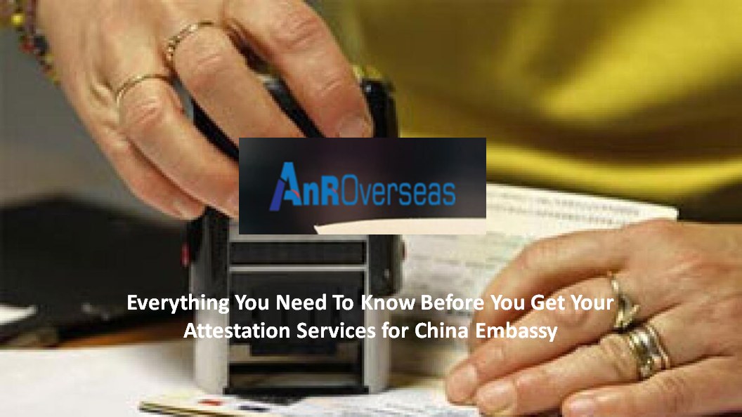 Attestation Services for China