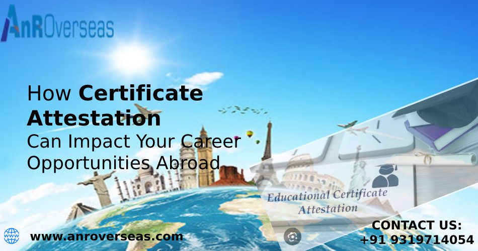 Certificate attestation services in India