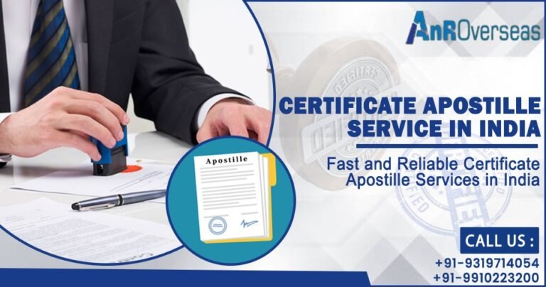Certificate Apostille Services in India