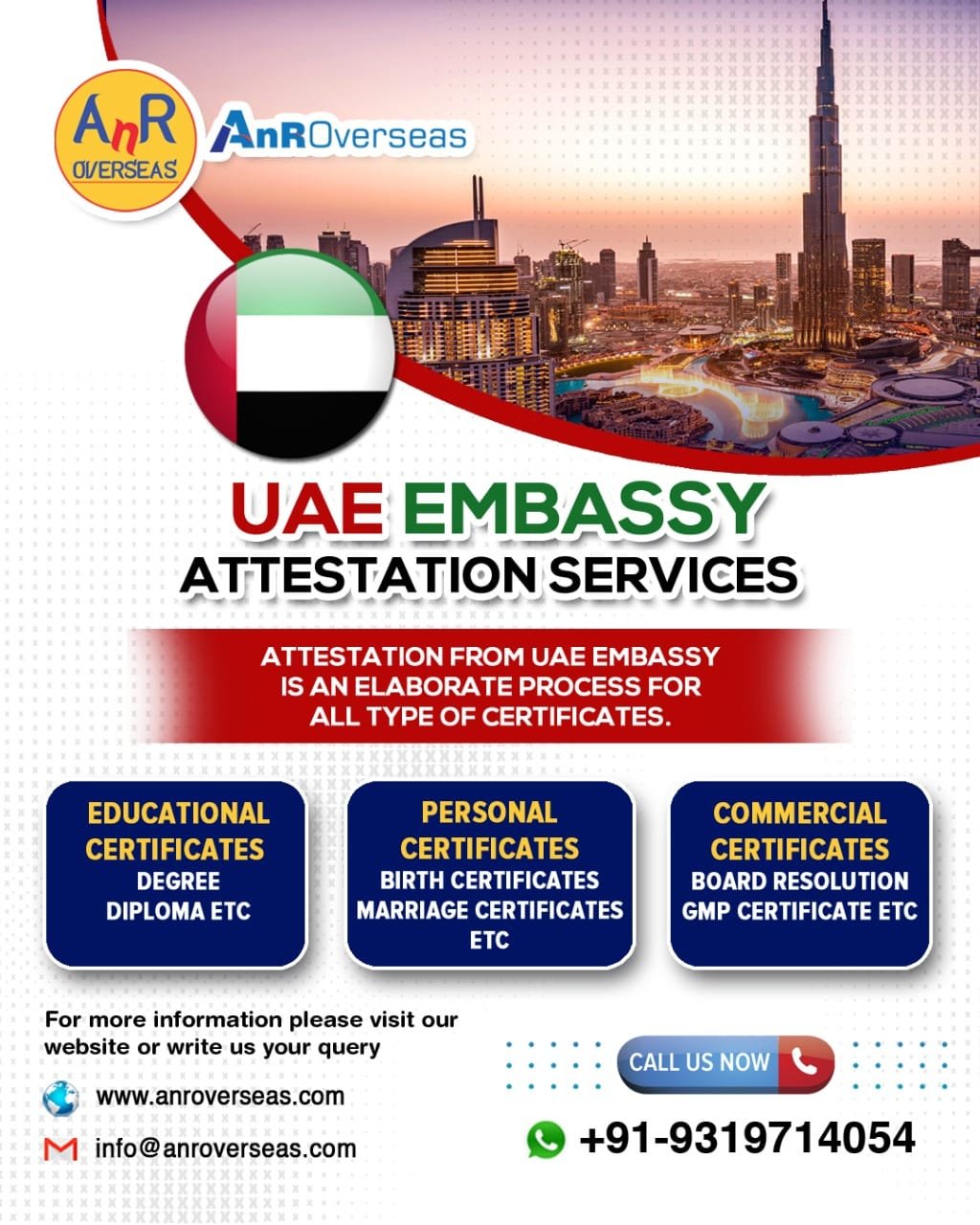 certificate attestation for dubai