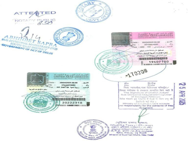 Document Attestation for UAE