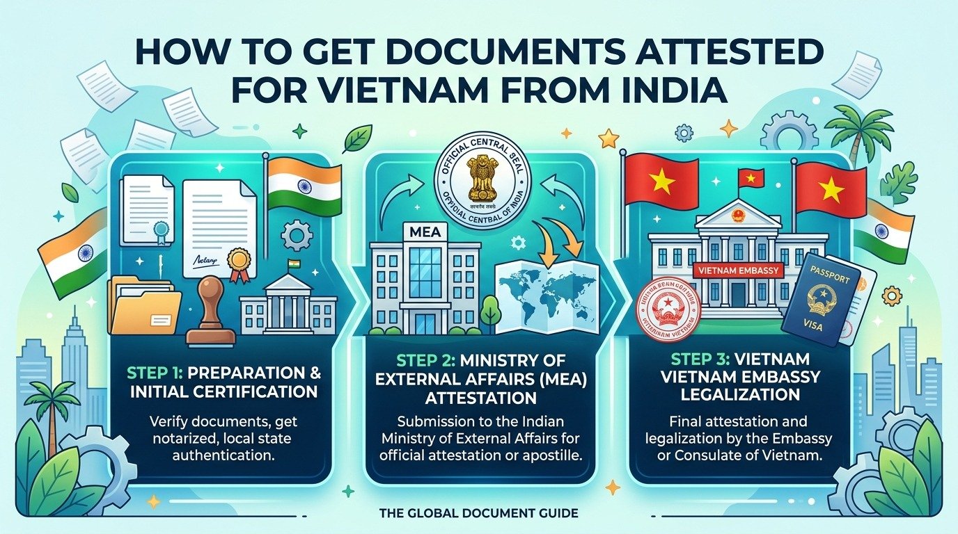documents attestation for Vietnam